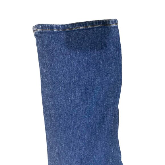 Liz Lange Maternity Jeans With Belly Band Womens Size 8 Stretch Denim 24" inseam - Picture 4 of 4